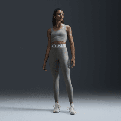 Nike Nike ZenvySujetador Deportivo De Sujeción Media Con Almohadilla Y Escote Alto - Mujer