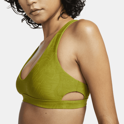 Nike NikeParte De Arriba De Bikini Para Natación Con Aberturas - Mujer