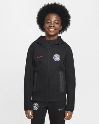 Nike París Saint-Germain Tech FleeceSudadera con capucha de fútbol con cremallera completa Nike - Niño