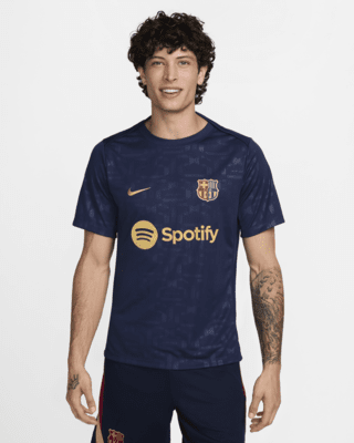 Nike Primera equipación Academy Pro FC BarcelonaCamiseta de fútbol de manga corta para antes del partido Nike Dri-FIT - Hombre