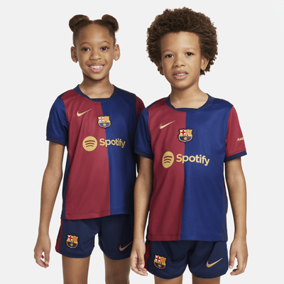 Nike Primera Equipación Stadium FC Barcelona 2024/25Equipación De Tres Piezas De Fútbol Replica Nike - Niño/a Pequeño/a