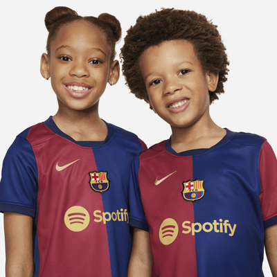 Nike Primera Equipación Stadium FC Barcelona 2024/25Equipación De Tres Piezas De Fútbol Replica Nike - Niño/a Pequeño/a