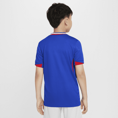 Nike Primera Equipación Stadium FFF 2024/25 (Selección Masculina)Camiseta De Fútbol Tipo Réplica Nike Dri-FIT - Niño/a