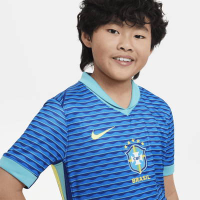 Nike Segunda Equipación Stadium Brasil 2024Camiseta De Fútbol De Réplica Nike Dri-FIT - Niño/a