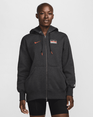 Nike Team Kenya Phoenix FleeceSudadera con capucha y cremallera completa oversize Nike - Mujer