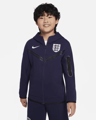 Nike Tech Fleece InglaterraSudadera con capucha de fútbol con cremallera completa Nike - Niño
