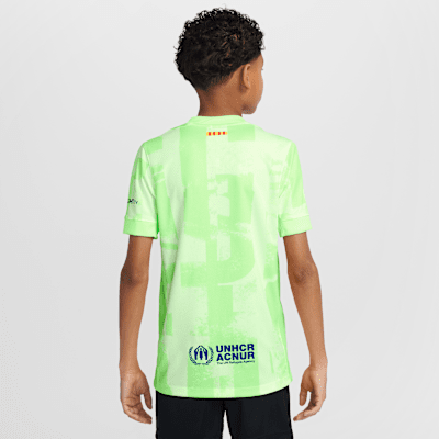 Nike Tercera Equipación Stadium FC Barcelona 2024/25Camiseta De Fútbol Replica Nike Dri-FIT - Niño/a