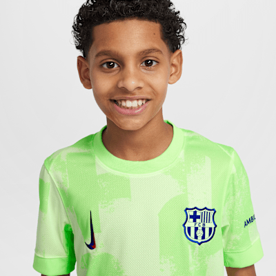 Nike Tercera Equipación Stadium FC Barcelona 2024/25Camiseta De Fútbol Replica Nike Dri-FIT - Niño/a