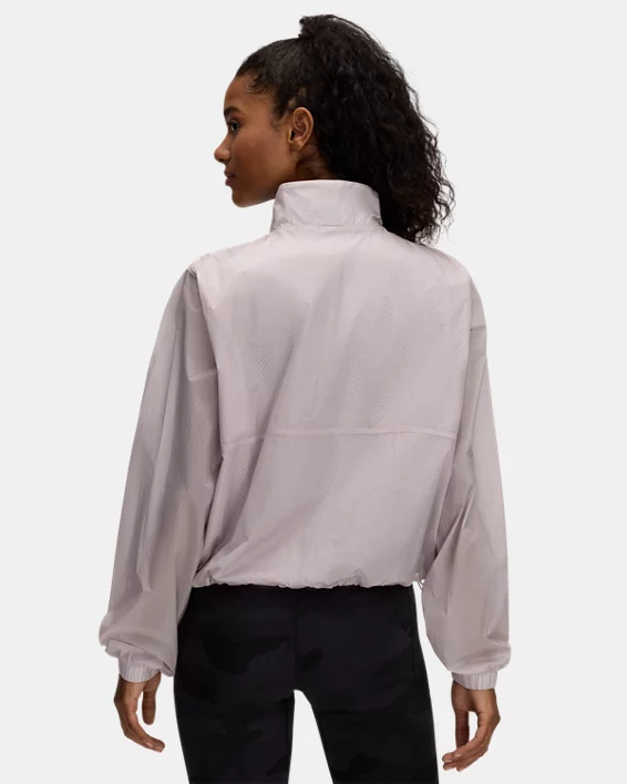 Under Armour Anorak Con Media Cremallera UA Rival Woven Para Mujer  