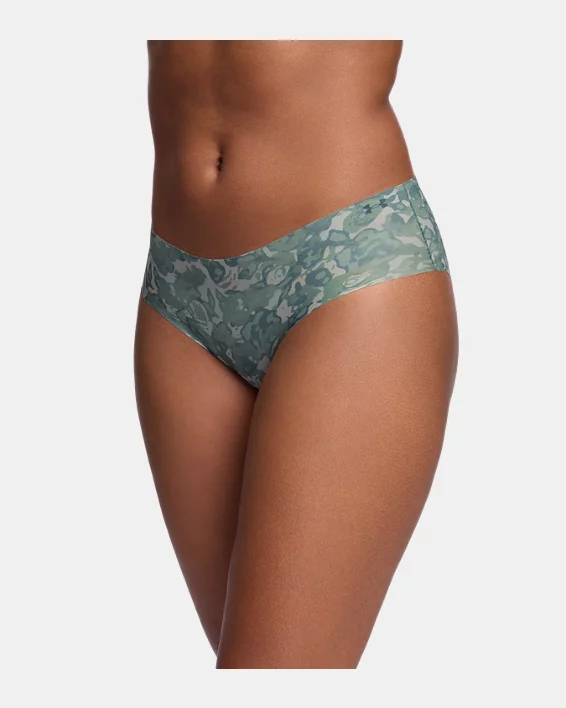 Under Armour Bragas Invisibles Con Estampado UA Pure Stretch Para Mujer - Paquete De 3  