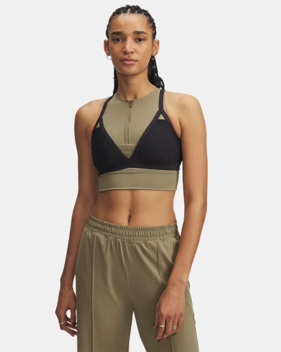 Under Armour Bralette de malla UA Meridian para mujer  