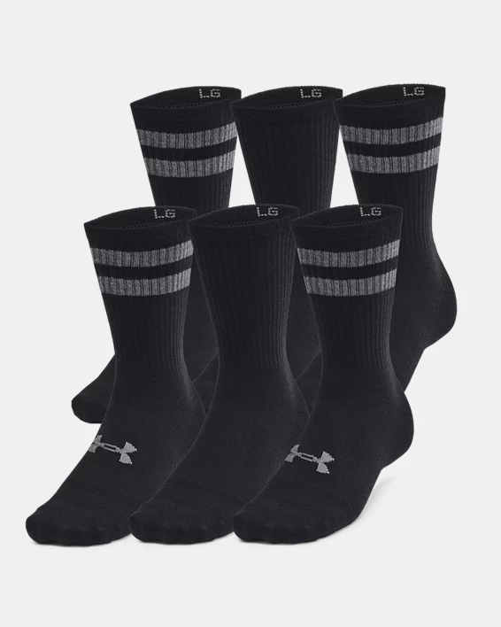 Under Armour Calcetines altos UA Essential unisex - Paquete de 6  