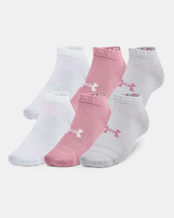 Under Armour Calcetines de corte bajo UA Essential unisex - Paquete de 6  