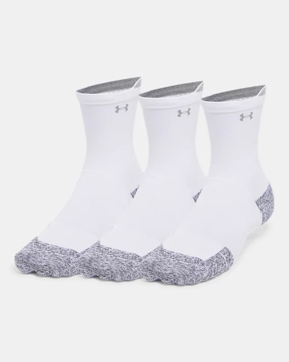 Under Armour Calcetines de media caña UA ArmourDry® Run Cushion unisex - Paquete de 3  