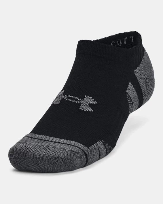 Under Armour Calcetines Invisibles De Algodón UA Performance Unisex - Paquete De 3  
