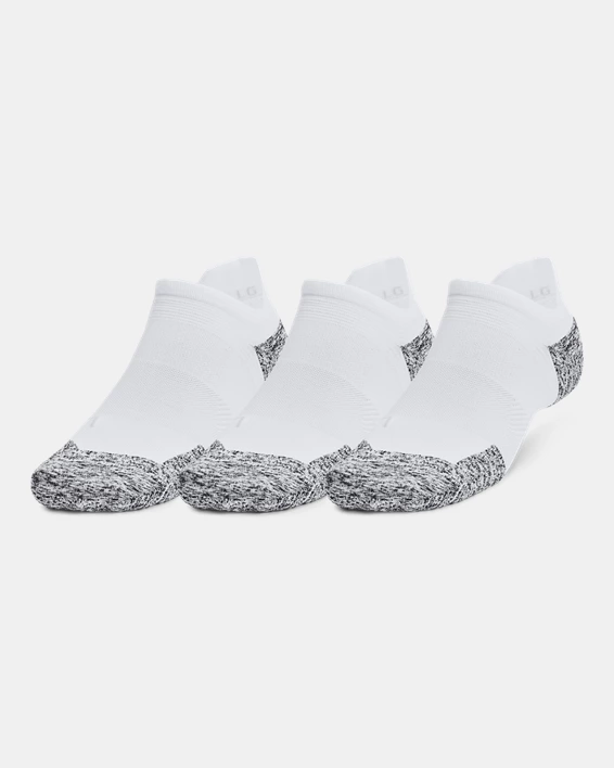 Under Armour Calcetines invisibles UA ArmourDry® Run Cushion unisex - Paquete de 3  