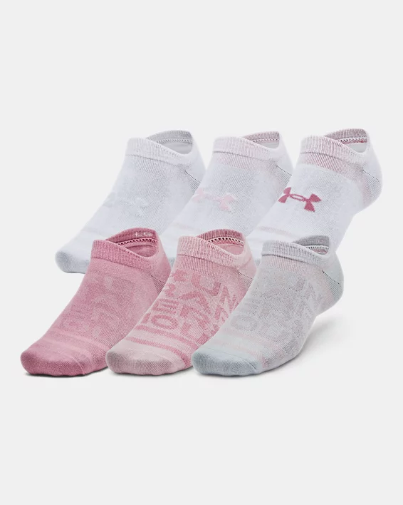 Under Armour Calcetines invisibles UA Essential unisex - Paquete de 6  