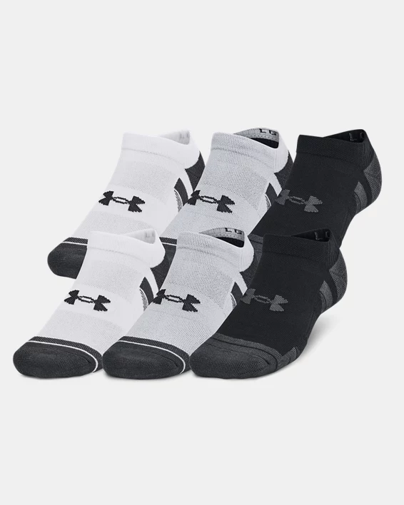 Under Armour Calcetines invisibles UA Performance Tech unisex - Paquete de 6  