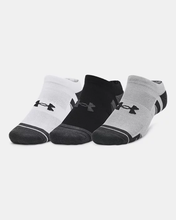 Under Armour Calcetines invisibles UA Performance Tech unisex - Paquete de 3  