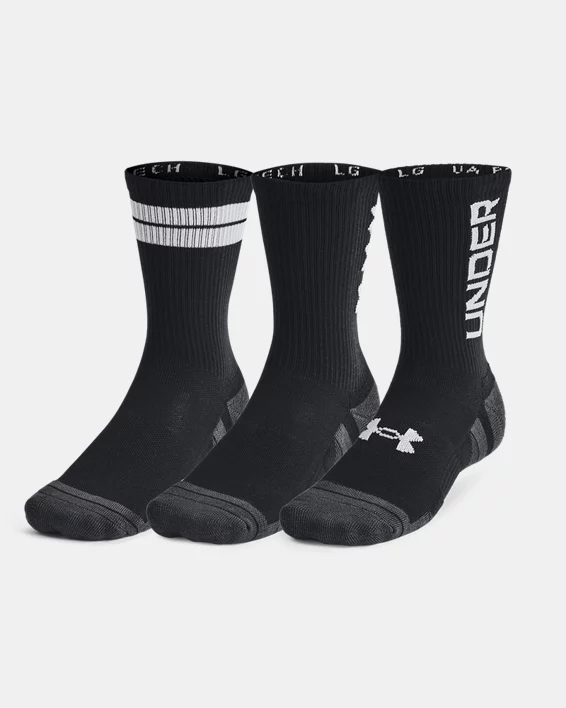Under Armour Calcetines largos UA Performance Tech unisex - Paquete de 3  