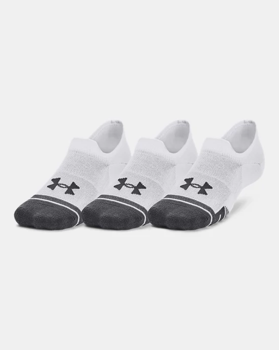Under Armour Calcetines ultracortos UA Performance Tech unisex - Paquete de 3  