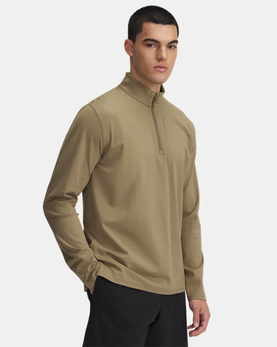 Under Armour Camiseta con cremallera de ¼ UA Meridian para hombre  