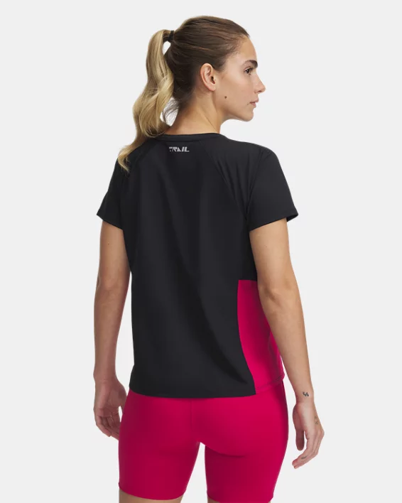Under Armour Camiseta De Manga Corta Con Cremallera UA Trail Run Para Mujer  