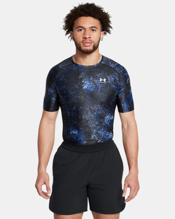 Under Armour Camiseta de manga corta con estampado HeatGear® Iso-Chill para hombre  