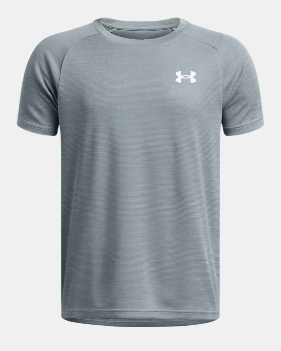Under Armour Camiseta de manga corta con textura UA Tech™ para niño  