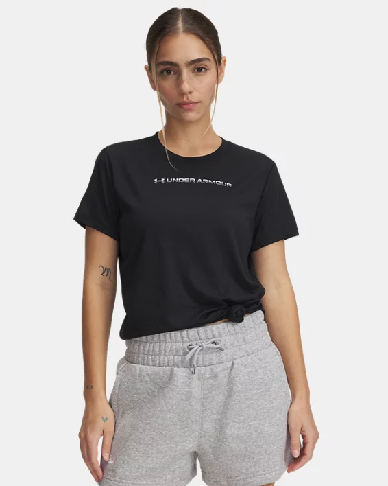 Under Armour Camiseta de manga corta estampada UA Tech™ PTH para mujer  