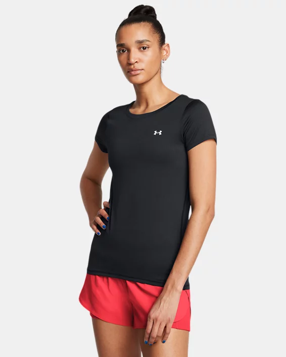 Under Armour Camiseta de manga corta HeatGear® Armour para mujer  