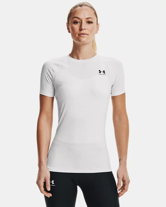 Under Armour Camiseta de manga corta HeatGear® Compression para mujer  