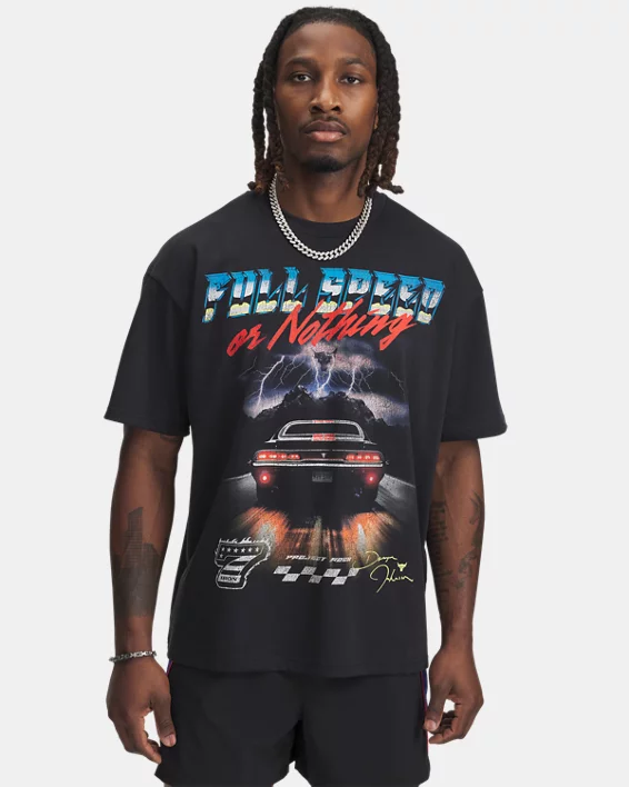 Under Armour Camiseta de manga corta Project Rock Heavyweight para hombre  