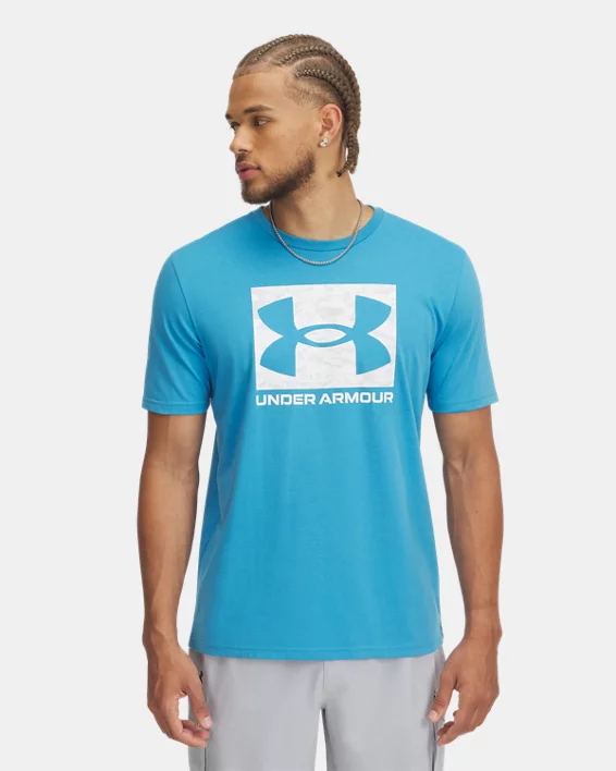 Under Armour Camiseta de manga corta UA ABC Camo Boxed Logo para hombre  