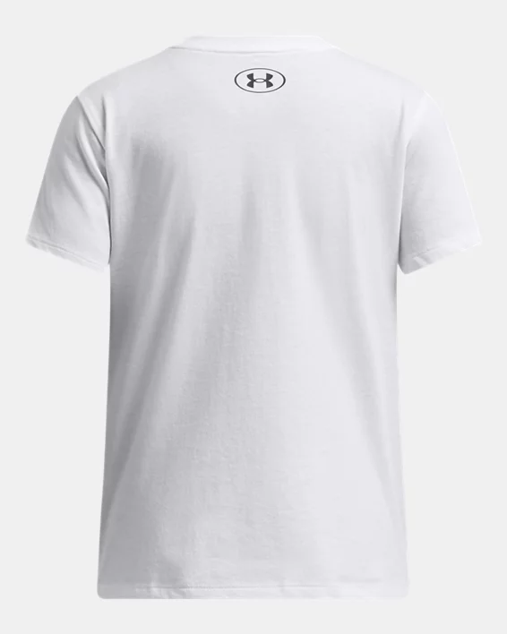 Under Armour Camiseta De Manga Corta UA Big Logo UA Fill Para Niña  