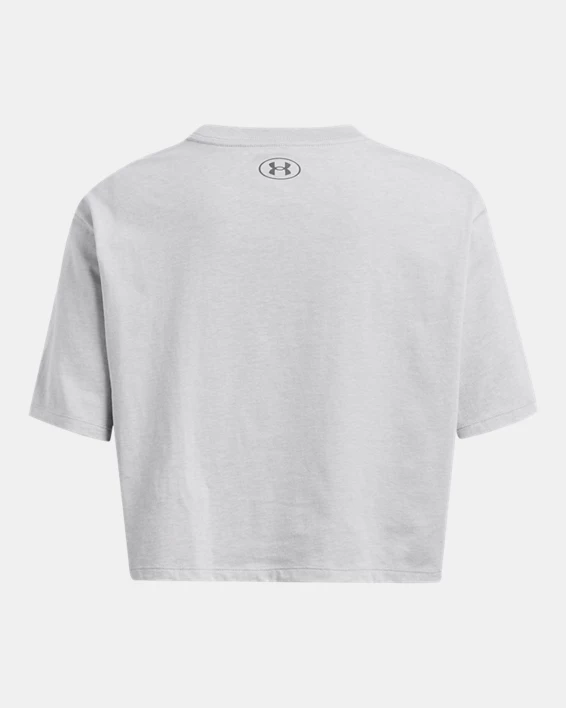 Under Armour Camiseta De Manga Corta UA Boxy Crop Branded Para Mujer  