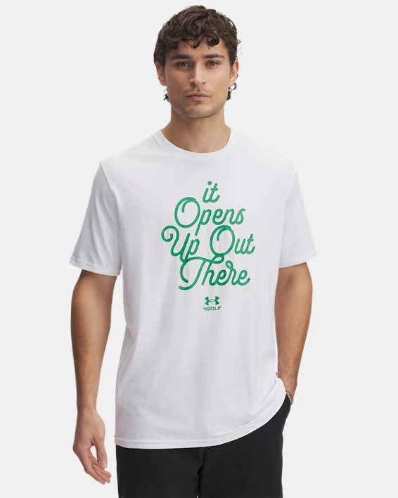 Under Armour Camiseta de manga corta UA Golf Open Up para hombre  