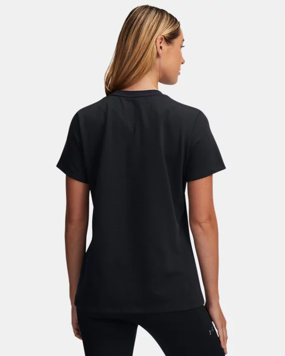 Under Armour Camiseta De Manga Corta UA Heavyweight Branded Para Mujer  