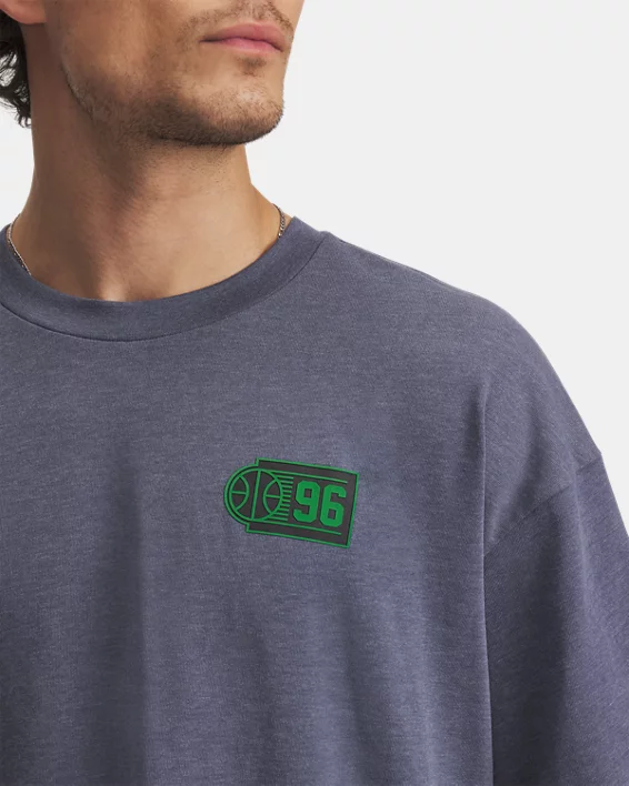 Under Armour Camiseta De Manga Corta UA Heavyweight Hoops Courtside Para Hombre  