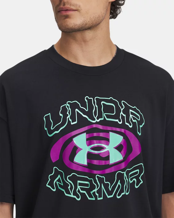 Under Armour Camiseta De Manga Corta UA Heavyweight Hoops Hoopnotic Para Hombre  