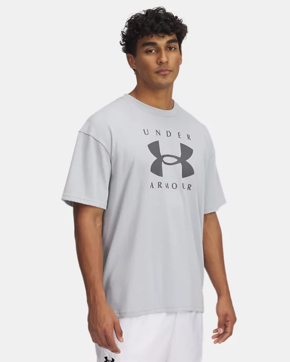 Under Armour Camiseta de manga corta UA Heavyweight Oversized Branded para hombre  