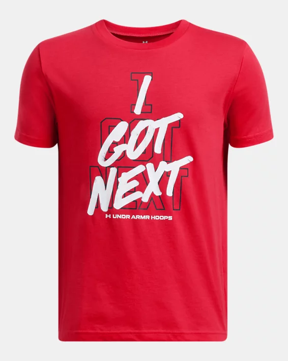 Under Armour Camiseta de manga corta UA Hoops Next para niño  