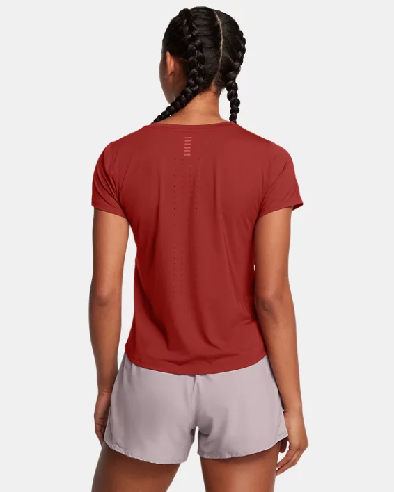 Under Armour Camiseta De Manga Corta UA Launch Elite Para Mujer  