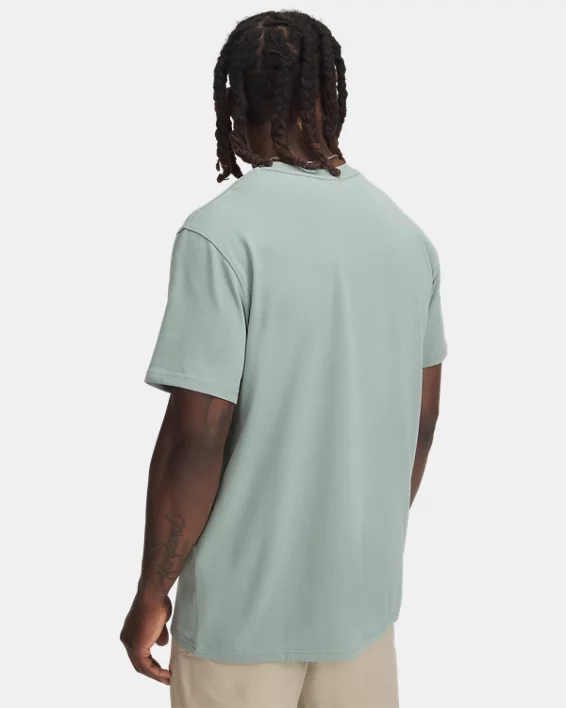 Under Armour Camiseta De Manga Corta UA Logo Embroidered Heavyweight Para Hombre  