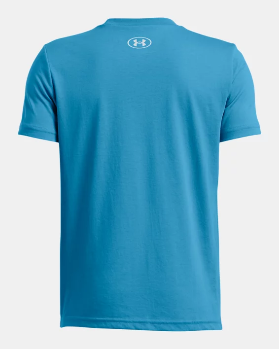 Under Armour Camiseta De Manga Corta UA Logo Wordmark Para Niño  