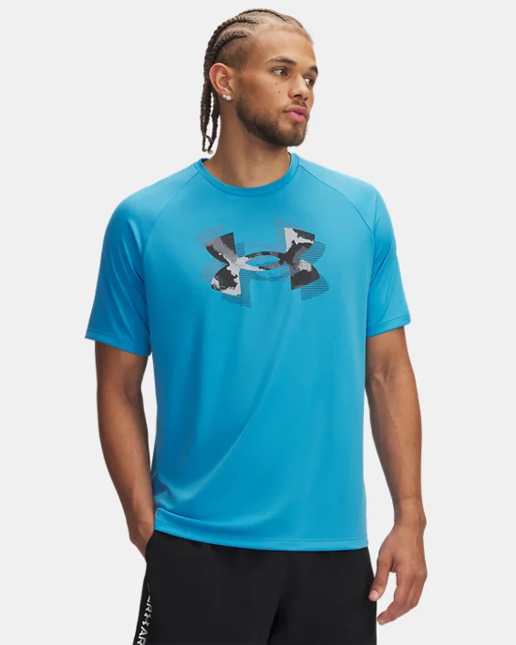 Under Armour Camiseta de manga corta UA Tech™ Print Fill para hombre  
