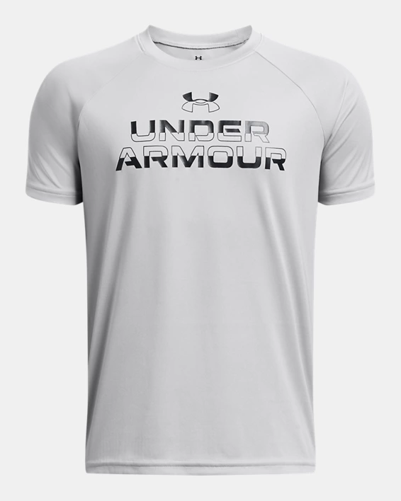 Under Armour Camiseta de manga corta UA Tech™ Split Wordmark para niño  