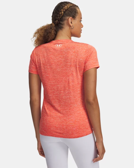 Under Armour Camiseta De Manga Corta UA Tech™ Twist V-Neck Para Mujer  