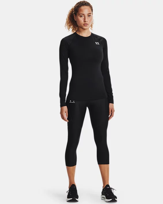 Under Armour Camiseta De Manga Larga De Compresión HeatGear® Para Mujer  