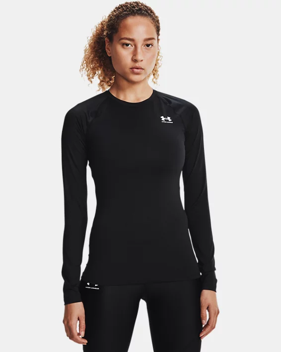 Under Armour Camiseta de manga larga de compresión HeatGear® para mujer  